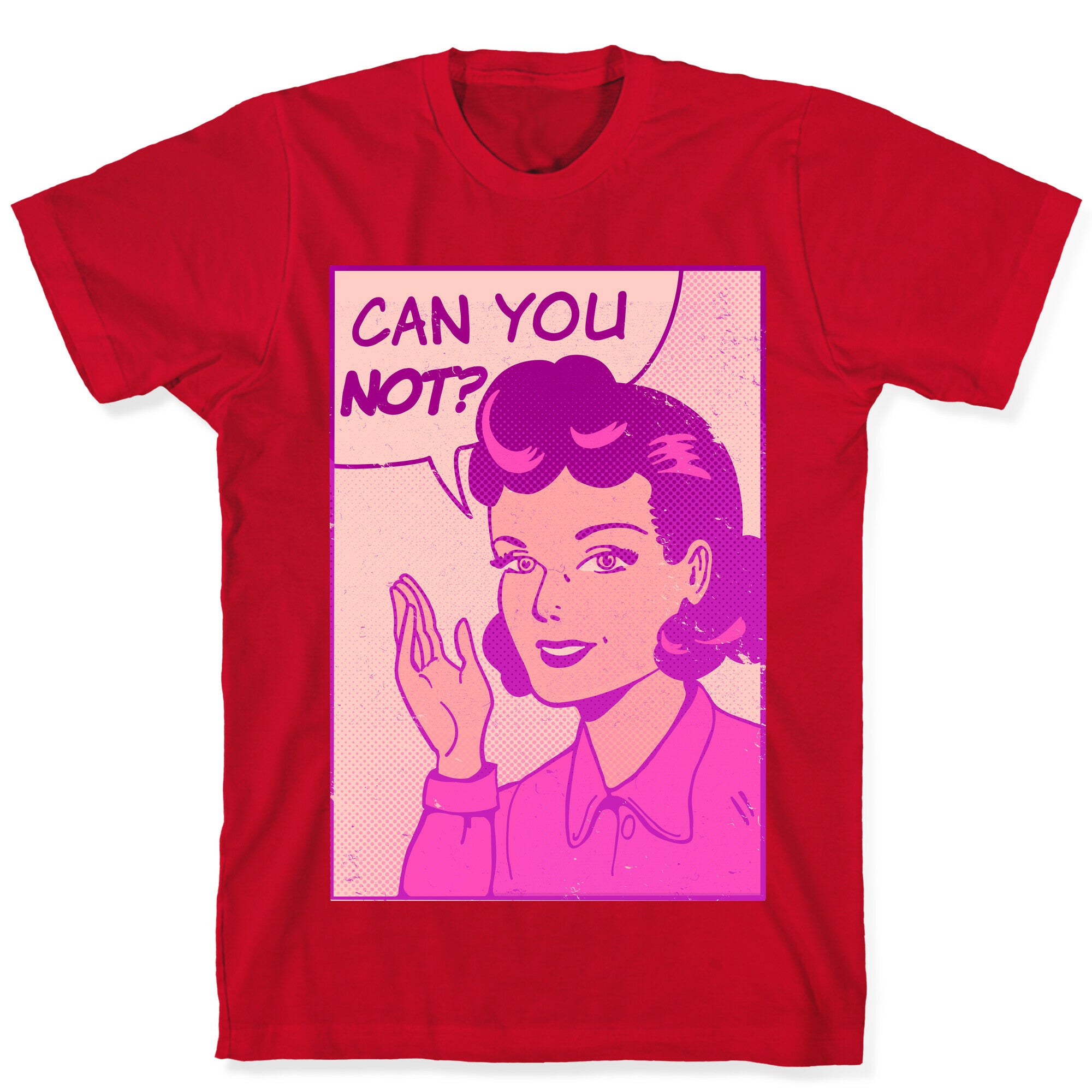 Can You Not Vintage Comic Panel T-Shirt